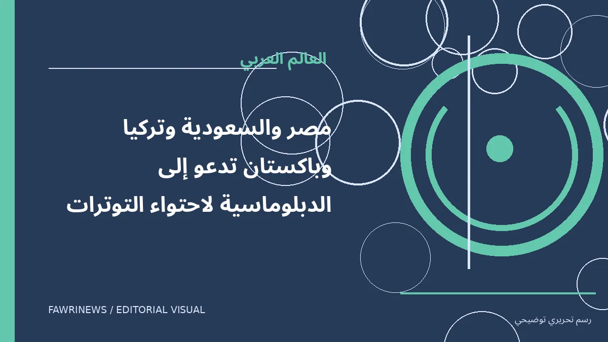 رسم توضيحي لتغطية الخبر الرئيسي