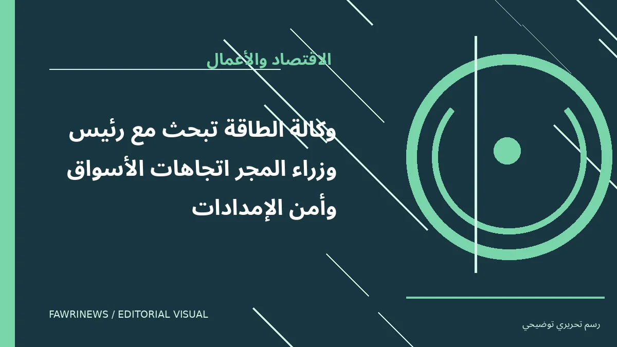 رسم توضيحي تحريري لموضوع: وكالة الطاقة تبحث مع رئيس وزراء المجر اتجاهات الأسواق وأمن الإمدادات